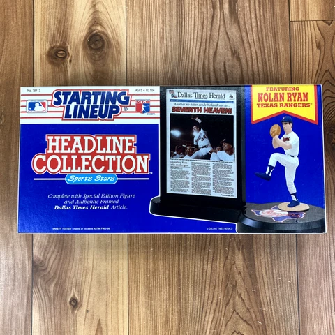 NEW Starting Lineup MLB News Headline Collection Nolan Ryan Texas Rangers Cover