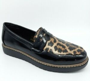 Derbies Mocassin Chaussures Femme - 37 38 et 40 41 - Marron Noir Vernis Confort