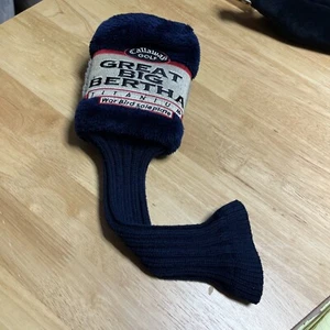 CALLAWAY GOLF CLUB HEAD COVER SOCK GREAT BIG BERTHA Sole Plate #1 WAR BIRD - Picture 1 of 5