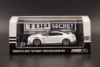 Inno64 Nissan GT-R R35 Top Secret Salón del Automóvil de Tokio 2021 1/64 Foto 1 de 4