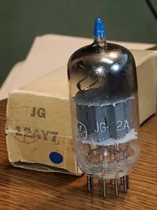 JG-12AY7/6072 GE 1955 NOS/NIB Aviation Blue Tip MaxiPreamp2/TV7 tested - Picture 1 of 3