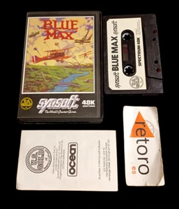 BLUE MAX ZX SPECTRUM 48 128 Estuche Cassete Tape U.S. Gold 1984 Ocean - Picture 1 of 4