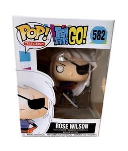 Funko Pop! ROSE WILSON 582 TEEN TITAN GO NEU UND VERSIEGELT - Bild 1 von 7