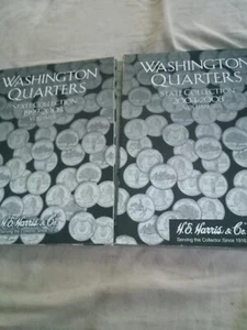 Washington Quarter State Collection Holder Book Volume 1 And 2 ( No Quarters ) - Picture 1 of 1