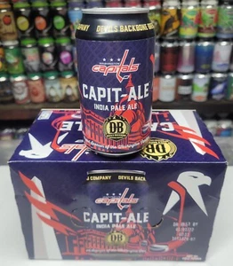 Cerveza artesanal Diablos Backbone Washington Capitals Hockey CAPIT-ALE 12 oz lata vacía - Imagen 1 de 5
