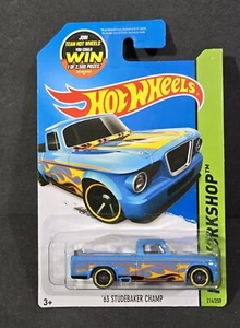 2015 Hot Wheels '63 Studebaker Champ #214 Blue - Picture 1 of 5