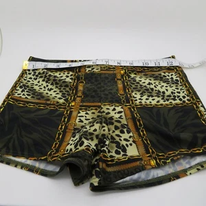 Boys Small Brown Swim Trunk Shorts Leopard Sun Pool Beach Lounge Sample New - Picture 1 of 11