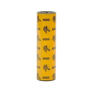 Zebra 06000GS11007 TT RUBAN CIRE, 4,33" x 244' 6000 WAX .5" CORE 48 ROULEAUX - Photo 1/1