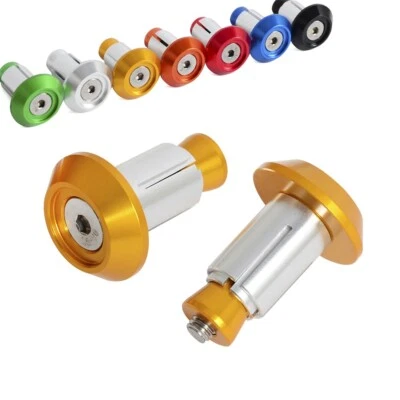 Pair Handlebar Bar Ends Cap Plugs for Suzuki Dirt Bike RM RMZ DRZ 125 250 400 - Изображение 1 из 4