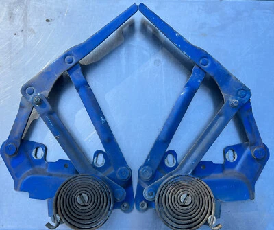 94 95 96 97 98 99 01 Dodge Ram 1500 2500 3500 (AZUL) Juego de pares de bisagras de resortes de capó Foto 1 de 4