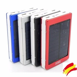 POWERBANK BATERIA SOLAR EXTERNA DE MOVIL 13000 MAH CARGADOR PORTATIL UNIVERSAL - Imagen 1 de 4