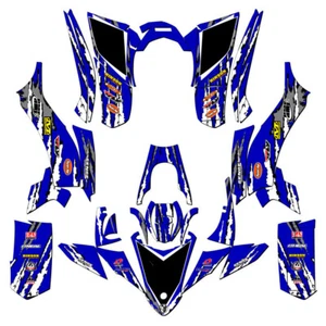 2017-2021 YFZ 50 SHREDDER Blue Senge Graphics Kit Compatible with Yamaha - Picture 1 of 7