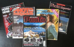 Lot 5 Magazine Réponses Photo Cinema Amateur Photographer Photo-Reporter Analog - Picture 1 of 11
