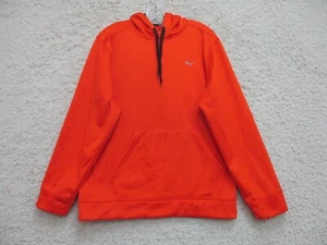 Everlast Sweater Large Adult Orange Hoodie Pullover Pockets Stretch Logo Mens L - Picture 1 of 9