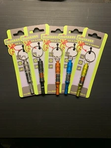 Munkees Aluminum Keychain Emergency Whistle Assorted Colors - 3385 - Picture 1 of 9