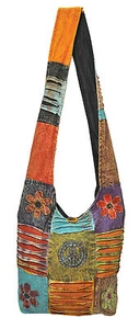 NEW BOHO HIPPY SLING BAG HIPPIE BEACH HANDBAG SHOULDER FESTIVAL - Picture 1 of 2