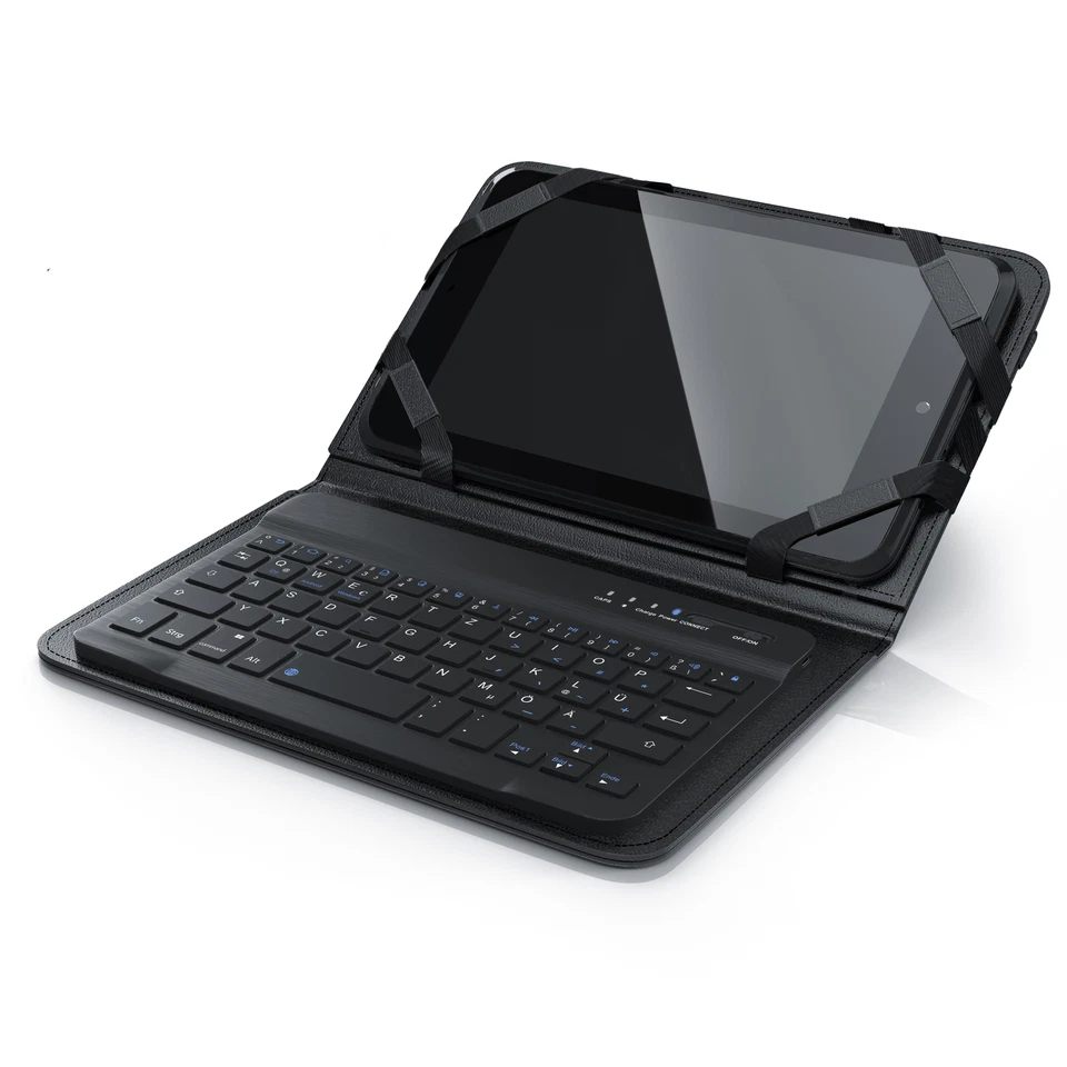 Aplic Wireless Bluetooth-Tastatur Keyboard im Slim Design | inkl. Kunstledercase - Bild 1 von 4