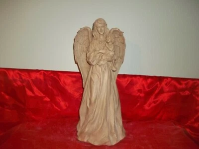 MUST READ!!!  ANGEL HOLDING BABY LATEX MOLD CONCRETE/PLASTER - Image 1 of 2