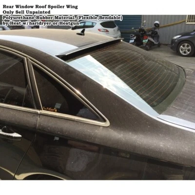 SpX 229V Rear Window Roof Spoiler Wing Fits 2011~2015 Volkswagen Passat B7 Sedan - Image 1 of 4
