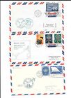 U.S.(U.N.)-6 All Different First Flight Covers To Ireland- All Back Stamped