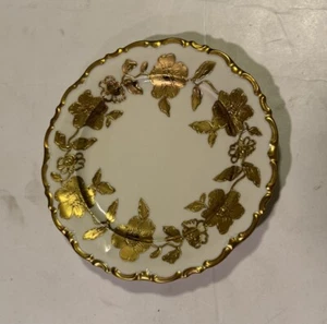 Waldenshop Bavaria 22 Karat Gold Keramik Dessertteller 7,5 Zoll&&& - Bild 1 von 2