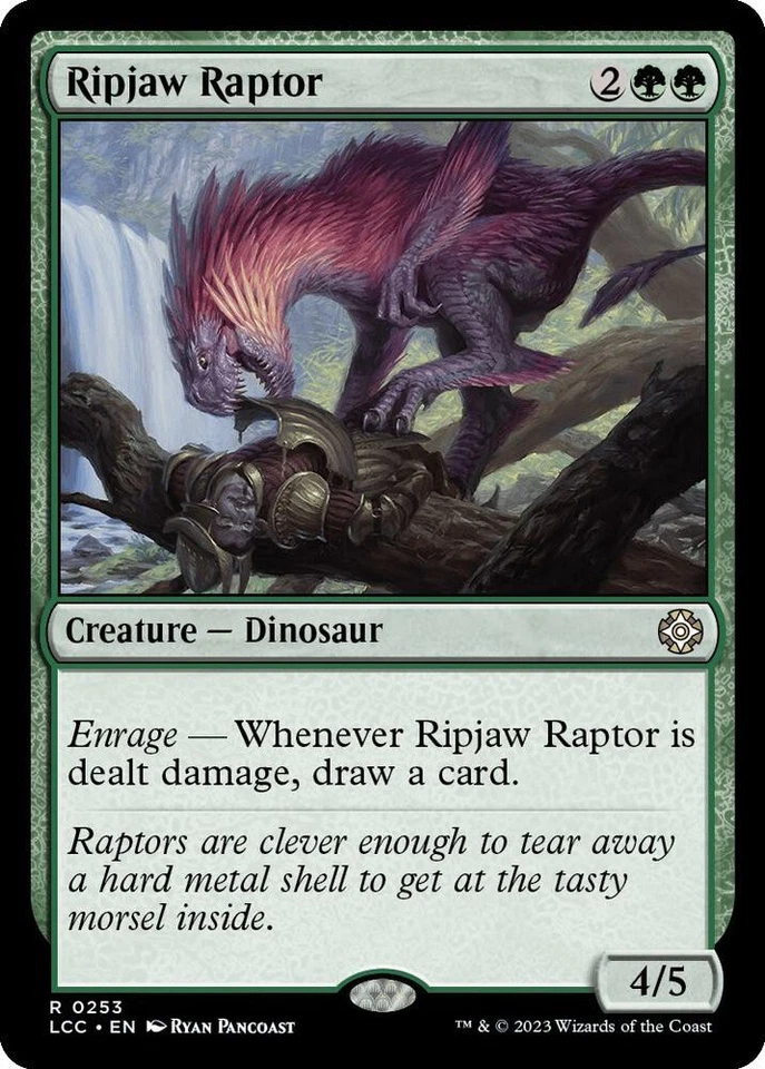 Ripjaw Raptor R Commander: The Lost Caverns of Ixalan Creature Dinosaur 253 - Image 1 of 1