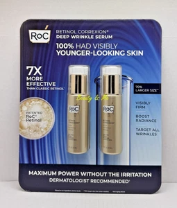 RoC Retinol Correxion Deep Wrinkle Serum 1.7 fl.oz (Pack of 2) - Picture 1 of 2