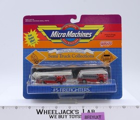 Semi Truck Collections #5 Firefighters Micro Machines Galoob 1989 NEW MOSC
