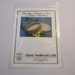 HISTORIC NEEDLEWORK GUILD A Shaker Workbox Gráfico de punto de cruz LOTE NUEVO #16 - Imagen 1 de 2