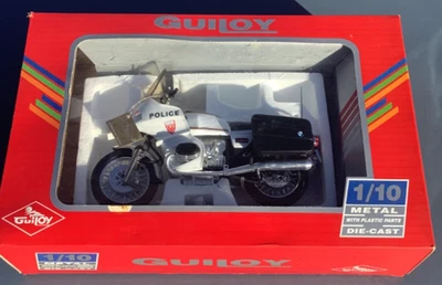 Guiloy BMW CRS Police Motorcycle 1/10 Scale Die-Cast New - b12 - Image 1 of 4