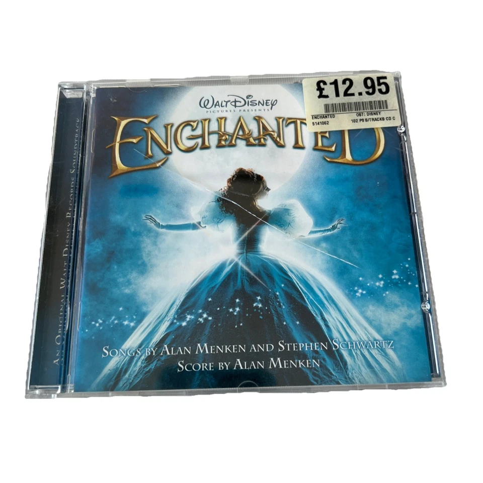 Disney Enchanted CD Саундтрек Редкий 00s Музыкальный Альбом Фильм Товары Великобритания 2007 - Изображение 1 из 4