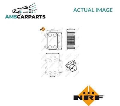 ENGINE OIL COOLER 31263 NRF NEW OE REPLACEMENT - Image 1 of 4