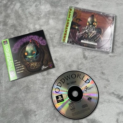 Oddworld Abe’s Oddysee (Sony PlayStation 1, 1987) [GH] CIB (+Reg Card) - Tested - Image 1 of 3