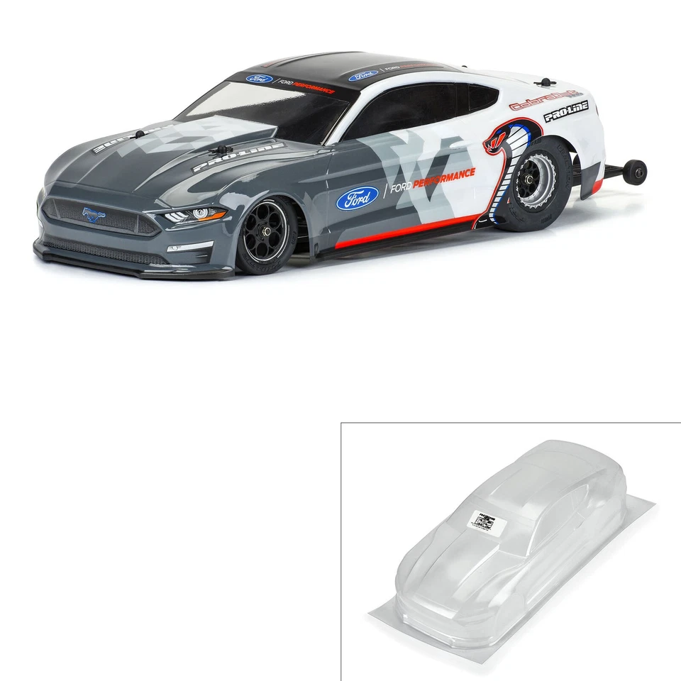 Pro-Line 3605-00 - 2021 Ford Mustang Cobra Jet carroceria transparente em escala 1/16 - Imagem 1 de 1