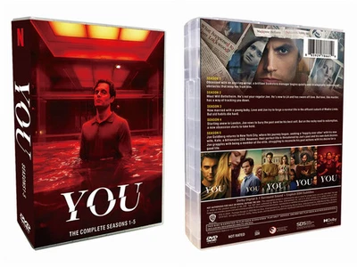 New YOU Seasons 1-5 (DVD, 15-Disc) Sealed English TV Series - Image 1 of 3
