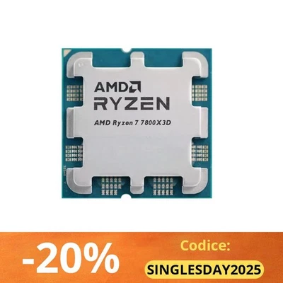 AMD Ryzen 7 7800X3D AM5 5GHz 8Core 16T L3 Cache 96MB Sockel 120W CPU Tray - Bild 1 von 3