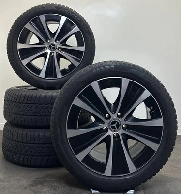 Original Mercedes E Klasse W213 18Zoll Felgen A2134013700 Winterreifen 245 45R18 - Bild 1 von 4