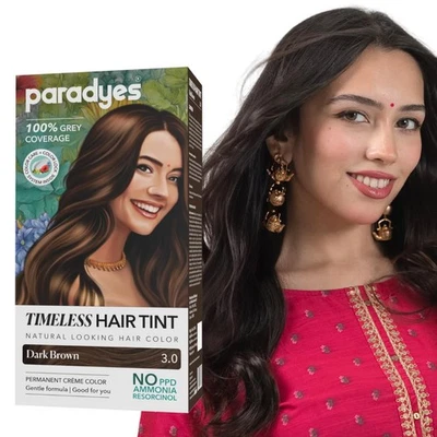 Paradyes Timeless Hair Tint, 3.0 Dark Brown Color 120gm - Image 1 of 4