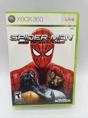 Spider Man Web of Shadows Xbox 360 Complete CIB - Image 1 of 4