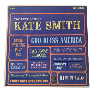 The Very Best of Kate Smith Vinyl LP 1960 MGM Records Vocal Pop 12" - Image 1 of 2
