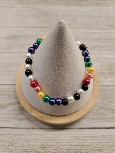 Gay Ally Bracelet gay Pride Ally Beaded bracelet Pride LGBTQ - Picture 1 of 1