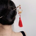 Lotus Flower Lantern Hair Pin Tassel Chinese Style Hair Stick  Ladies