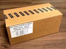 2017-18 PANINI SELECT SOCCER SEALED 20 BOX RETAIL HANGER CASE! MBAPPE! MESSI!