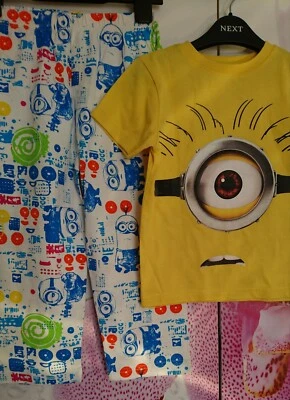 NUEVO CONJUNTO DE PIJAMA MINIONS BOY 3/4 AÑOS 4Y  Foto 1 de 3
