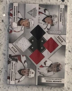 2011-12 Titanium Four Star Ovechkin Semin Johansson Neuvirth #10 51/75 - Picture 1 of 1