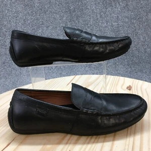 POLO Ralph Lauren Shoes Mens 8.5 D Reynold Penny Loafers Black Leather Casual - Picture 1 of 19