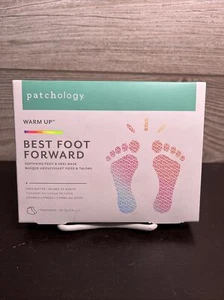 Patchology Warm Up Best Foot Forward Softening Foot Heel Mask 1 Treatment NEW!!! - Picture 1 of 4