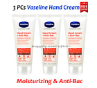 3 PC Vaseline Hand Cream + ANTI - BAC Moisturizing Hand Cream w/ GERM Protection