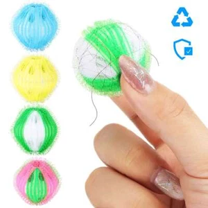 1-5X Pet Hair Remover Ball-Reusable Laundry Sponge Dryer Anti-Winding Adsorption - Picture 1 of 16