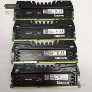 KINGSTON HYPER X BEAST RAM KHX24C11T3K4/16X 16GB (4X4GB) DDR3 MEMORY CARD - Picture 1 of 6